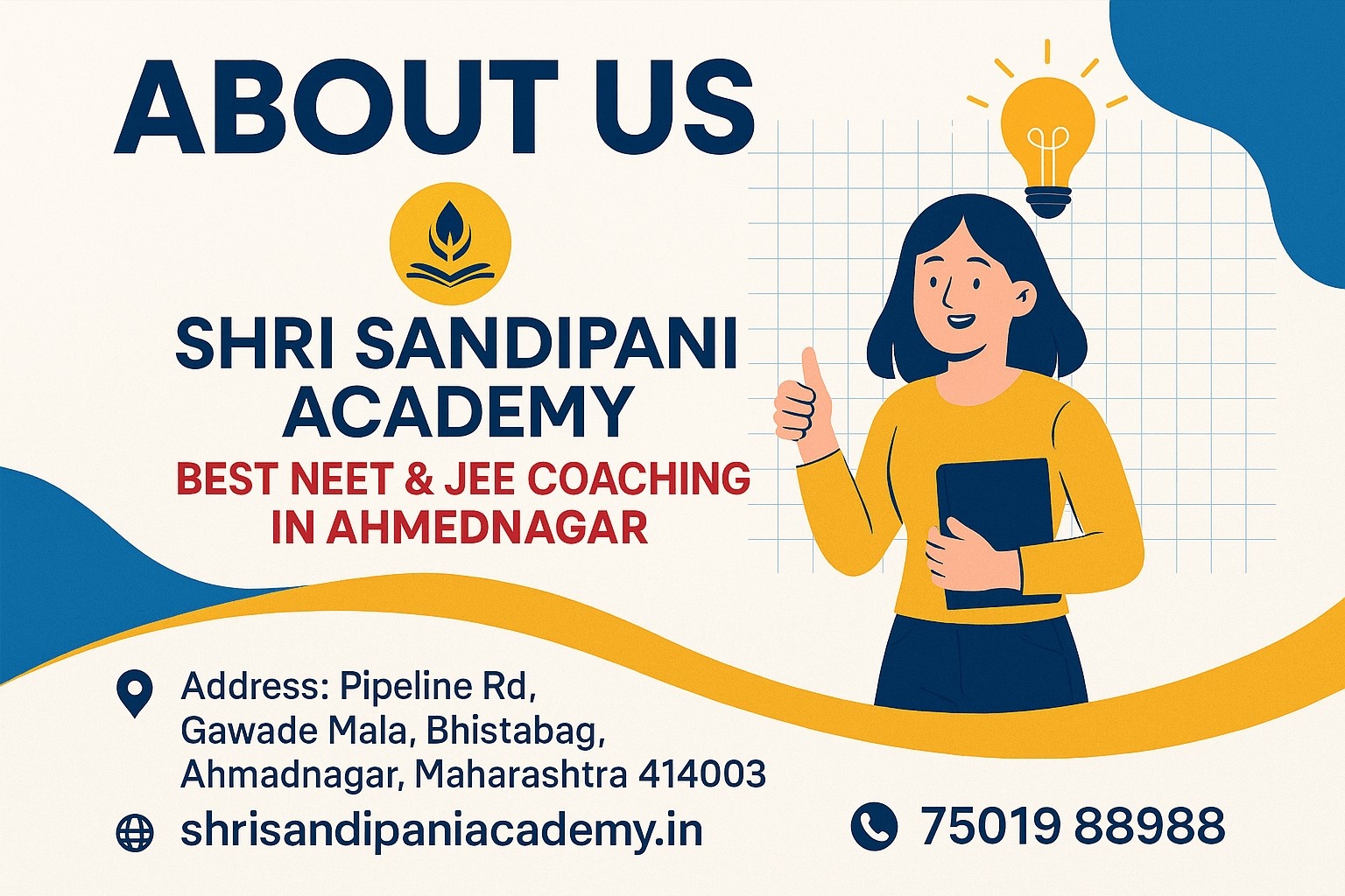 About Us - Shri Sandipani Academy | Top Coaching for NEET, JEE, CET