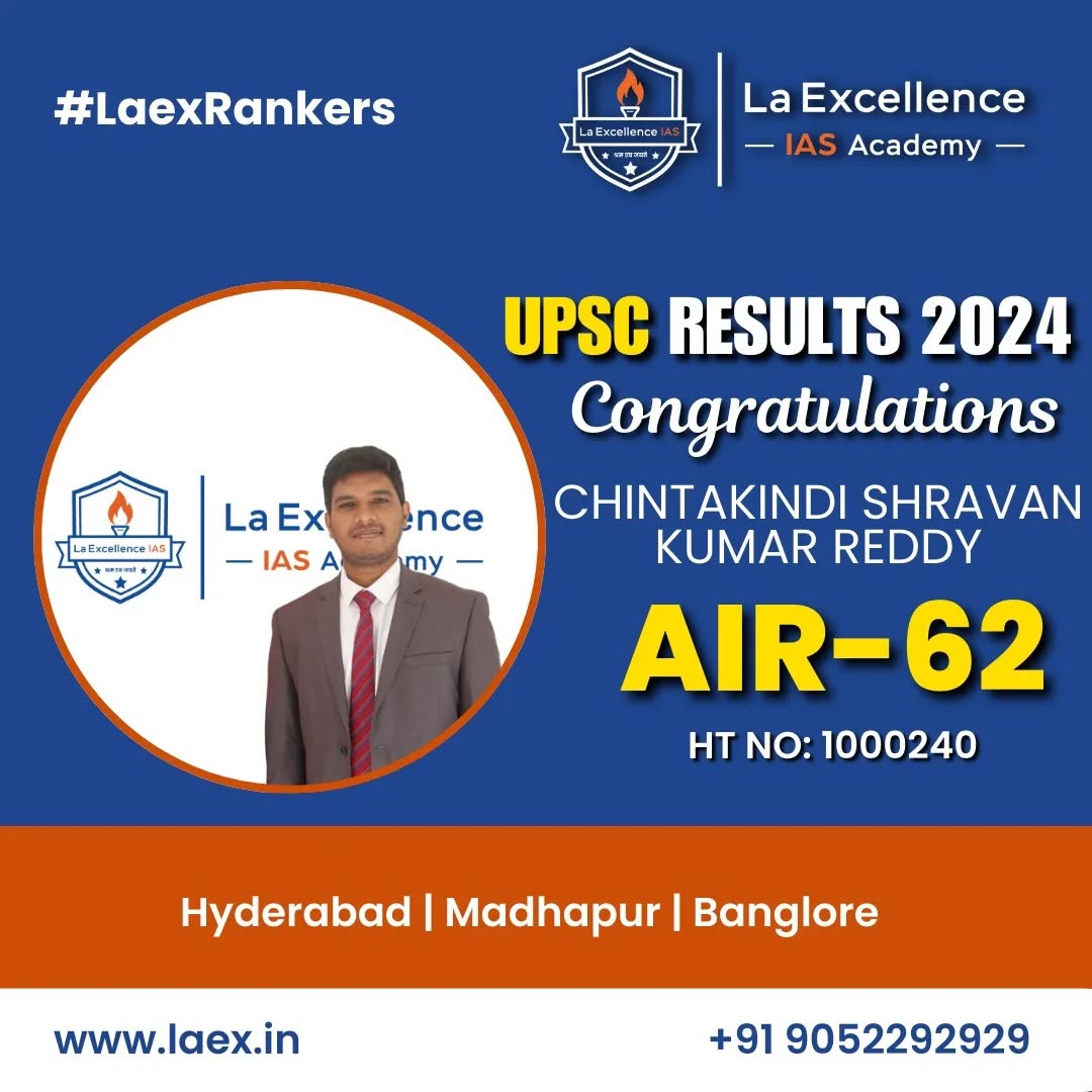 UPSC Weekend Batches for 2025 - 2026 | IAS Weekend Batches | Hyderabad - La Excellence