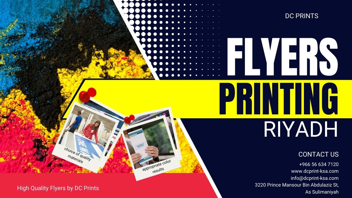 Flyers Printing Riyadh – DC Prints