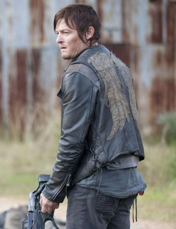 Buy Daryl Vest – The Walking Dead Inspired Leather Vest