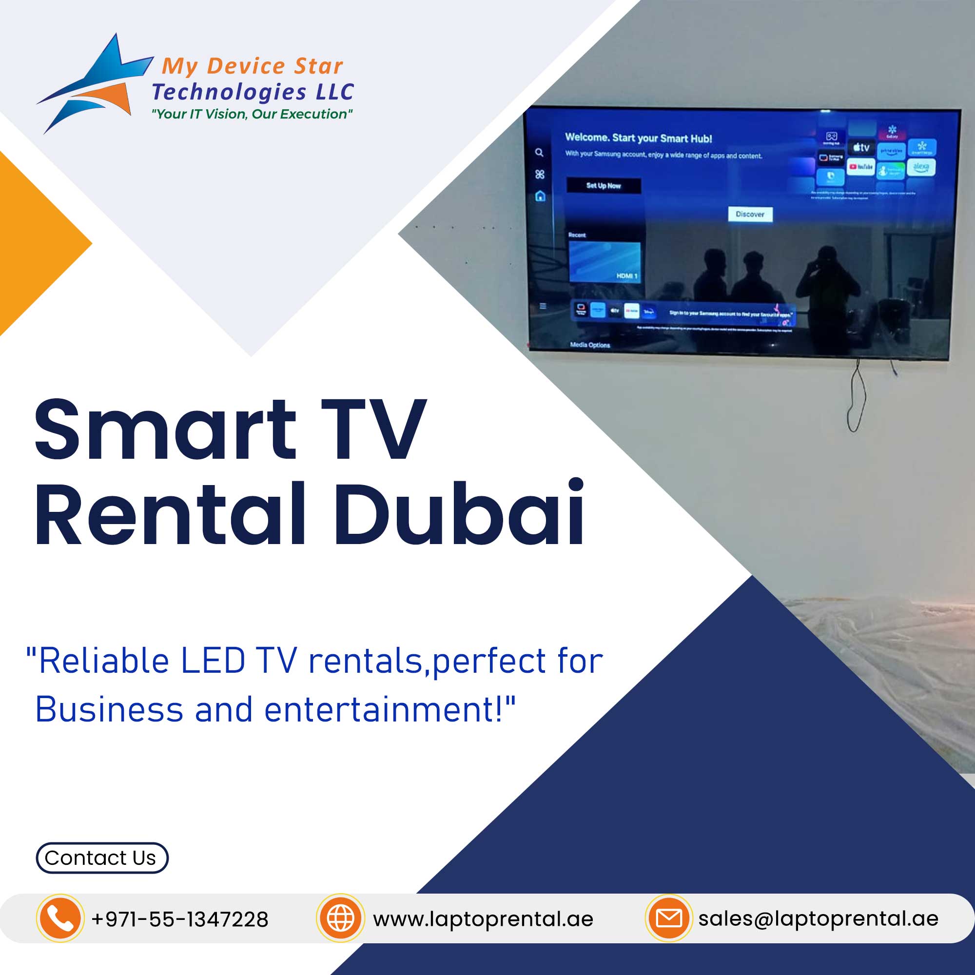 Is Smart TV Hire the Key to Dubai Showcases?