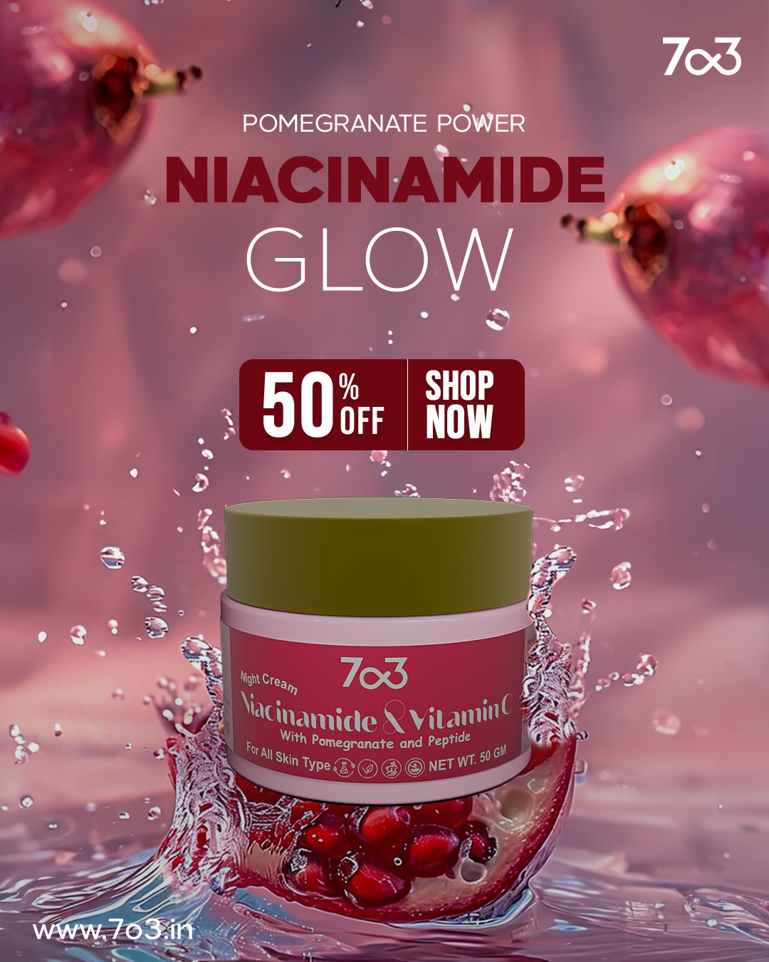 Natural Face Skin Care Products from 7o3