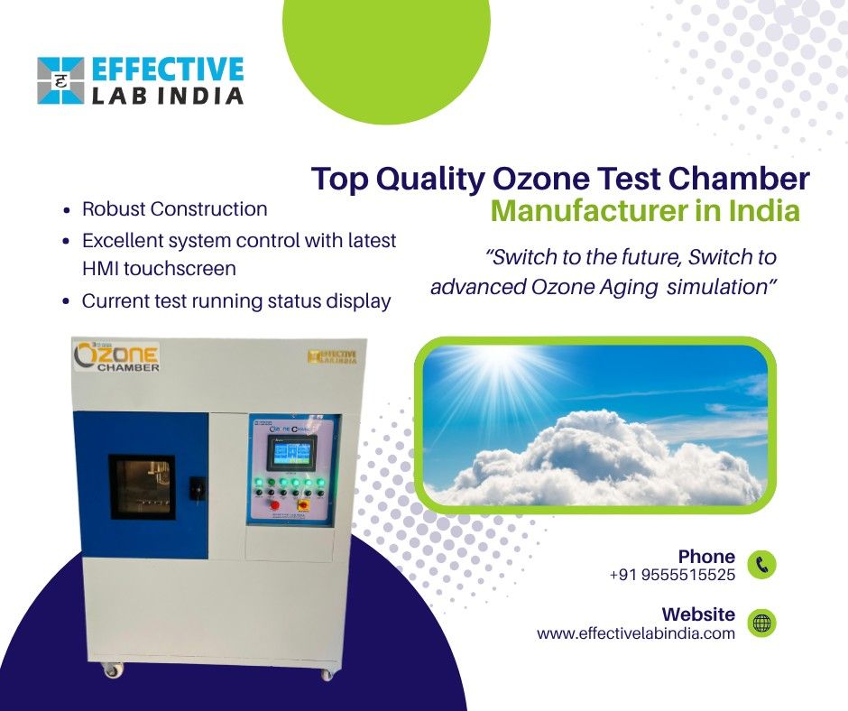 Top Quality Ozone Test Chamber Manufacturer in India