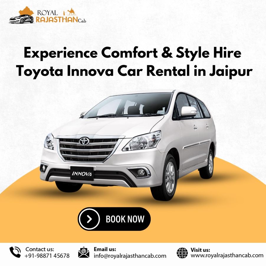 Affordable Innova Car Rental Service in Jaipur