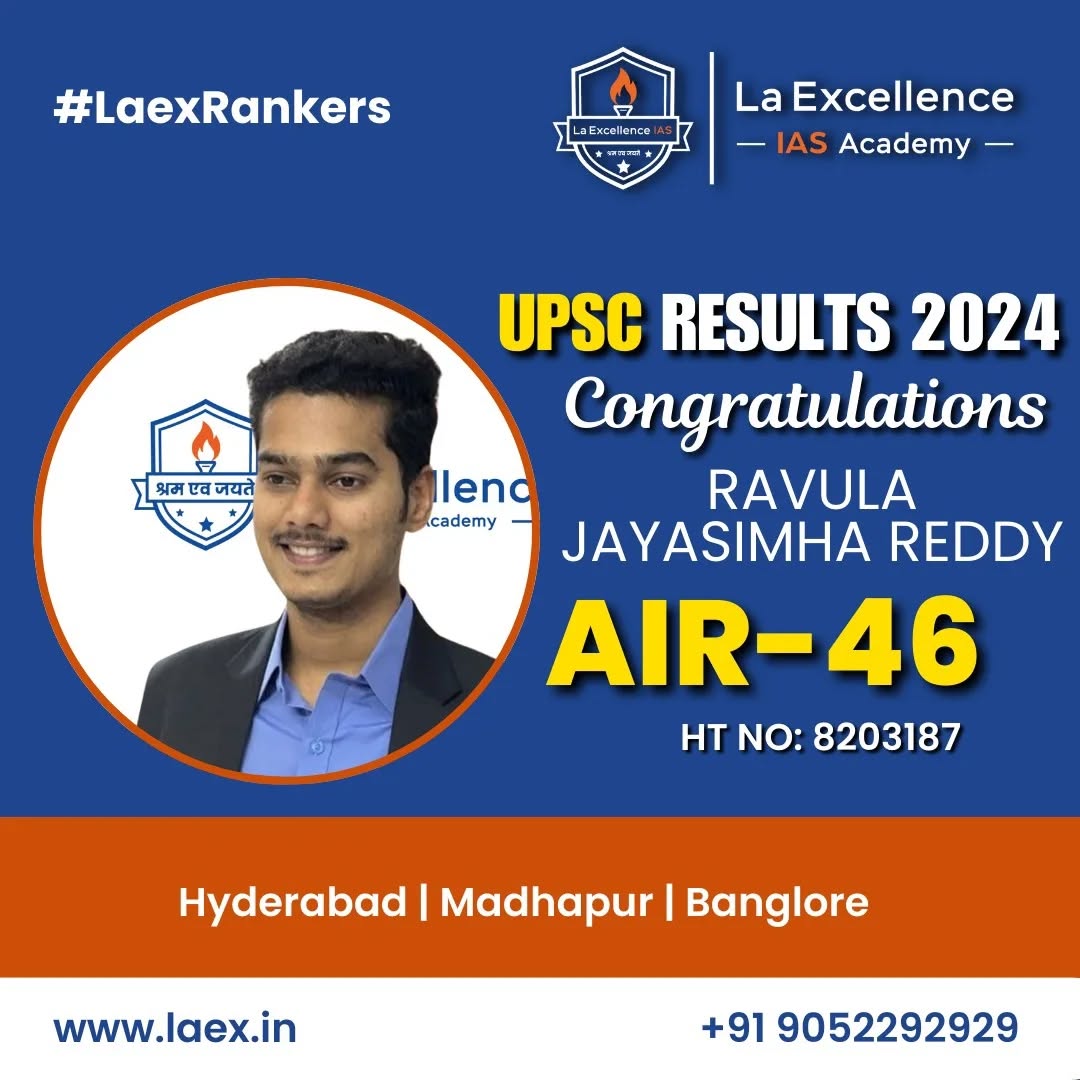 Best UPSC Coaching in Hyderabad | IAS Academy in Hyderabad - La Excellence