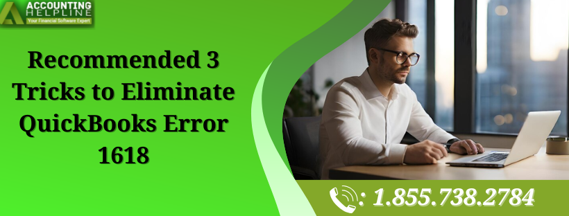 Fix QuickBooks Error 1618 Without Losing Data